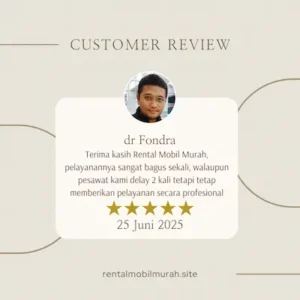 Sewa Mobil Bogor Customer review Instagram Post (3)
